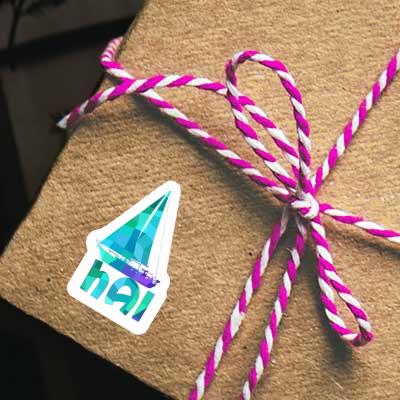 Sticker Hai Sailboat Notebook Sticker Hai Sailboat Gift package Image