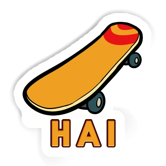 Skateboard Aufkleber Hai Image
