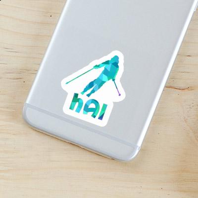 Autocollant Skieuse Hai Notebook Autocollant Skieuse Hai Gift package Image