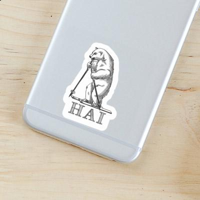 Autocollant Skieur Hai Notebook Autocollant Skieur Hai Gift package Image