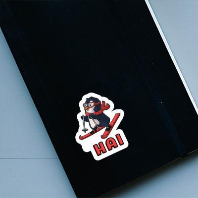 Autocollant Hai Skieuse Notebook Image