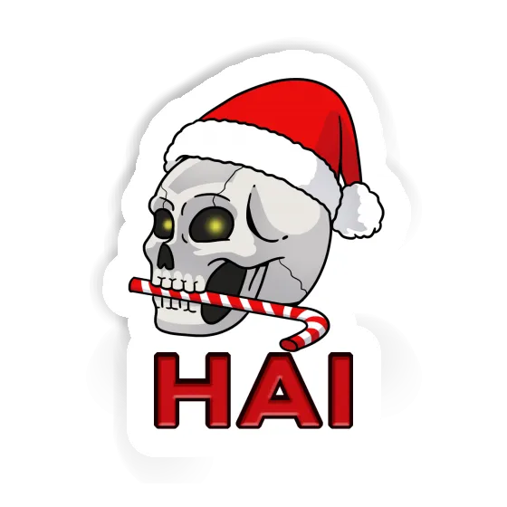 Hai Aufkleber Weihnachtstotenkopf Notebook Hai Aufkleber Weihnachtstotenkopf Notebook Image