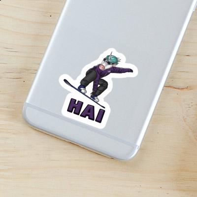 Aufkleber Hai Boarderin Notebook Aufkleber Hai Boarderin Gift package Image