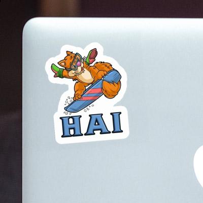 Hai Autocollant Ridergirl Laptop Image