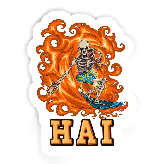 Sticker Wellenreiter Hai Gift package Image
