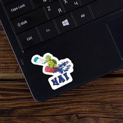 Hai Sticker Kiter Laptop Image
