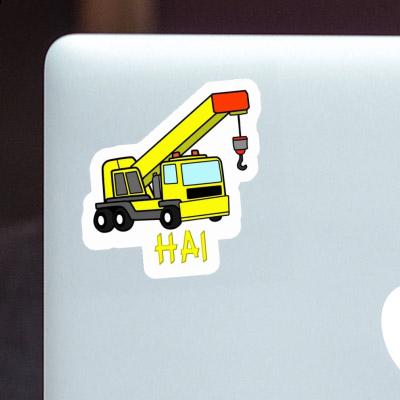 Hai Sticker Truck crane Notebook Image