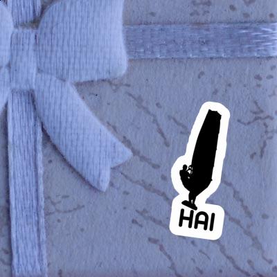 Sticker Windsurfer Hai Sticker Windsurfer Hai Image