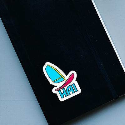 Sticker Hai Windsurfbrett Image