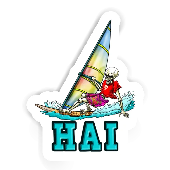 Windsurfer Sticker Hai Notebook Image