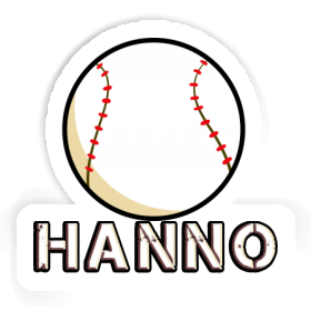 Hanno Sticker Baseball Image