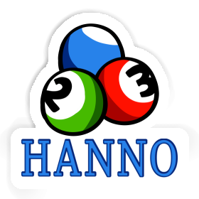 Hanno Sticker Billiard Ball Image