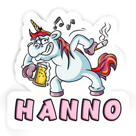 Hanno Sticker Party Unicorn Image