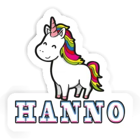 Hanno Sticker Unicorn Image