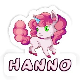 Sticker Hanno Unicorn Image