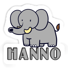 Sticker Hanno Elephant Image