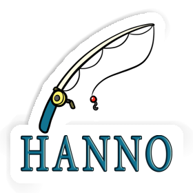 Hanno Sticker Fishing Rod Image