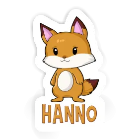 Sticker Fox Hanno Image