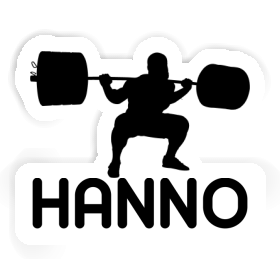 Sticker Weightlifter Hanno Image