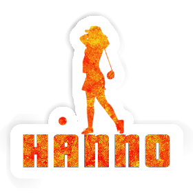 Hanno Sticker Golfer Image