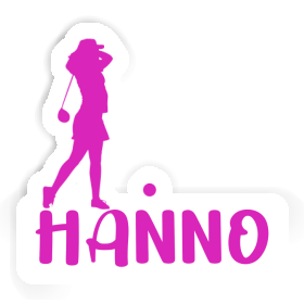 Sticker Hanno Golfer Image