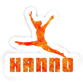 Sticker Hanno Gymnast Image