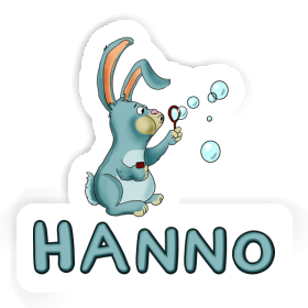 Sticker Soap Bubbles Rabbit Hanno Image