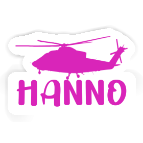 Hanno Sticker Helicopter Image