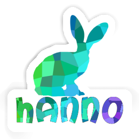 Sticker Hanno Rabbit Image