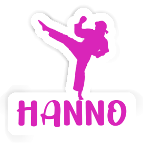 Hanno Sticker Karateka Image