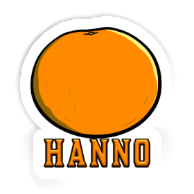 Orange Sticker Hanno Image