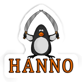 Hanno Sticker Fighting Penguin Image