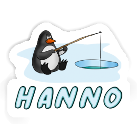 Fishing Penguin Sticker Hanno Image