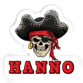 Sticker Hanno Pirate-Head Image