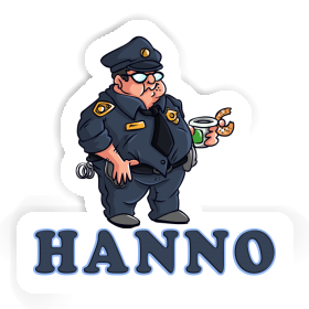 Hanno Sticker Police Officer Image