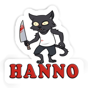 Sticker Psycho Cat Hanno Image