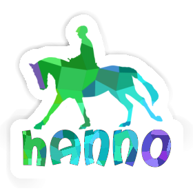 Sticker Hanno Horse Rider Image