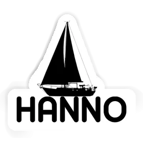 Sticker Hanno Sailboat Image