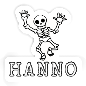 Sticker Skeleton Hanno Image