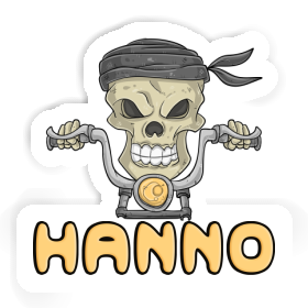 Sticker Hanno Motorcycle Rider Image