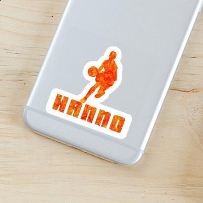Hanno Sticker Basketball Player Notebook Hanno Sticker Basketball Player Gift package Image