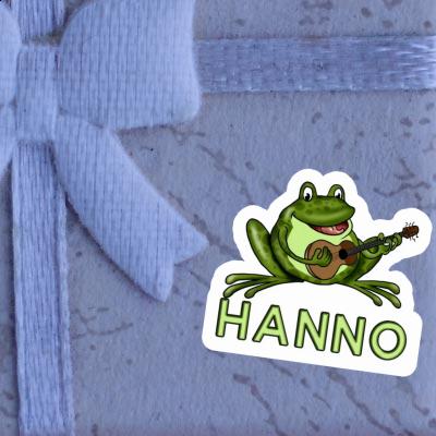 Grenouille à guitare Autocollant Hanno Laptop Grenouille à guitare Autocollant Hanno Laptop Image