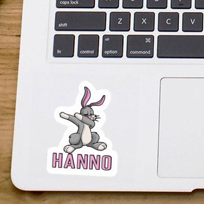 Sticker Dabbing Rabbit Hanno Notebook Sticker Dabbing Rabbit Hanno Gift package Image