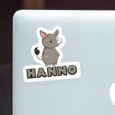 Sticker Hanno Rhinoceros Notebook Sticker Hanno Rhinoceros Notebook Image