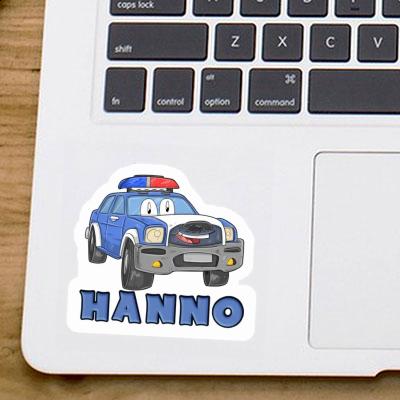 Sticker Police Car Hanno Notebook Image