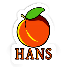 Aufkleber Aprikose Hans Image