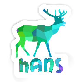 Hans Sticker Deer Image