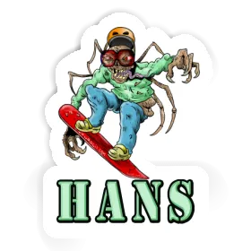 Boarder Aufkleber Hans Image