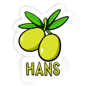 Aufkleber Olive Hans Image
