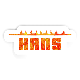 Sticker Hans Ruderboot Image